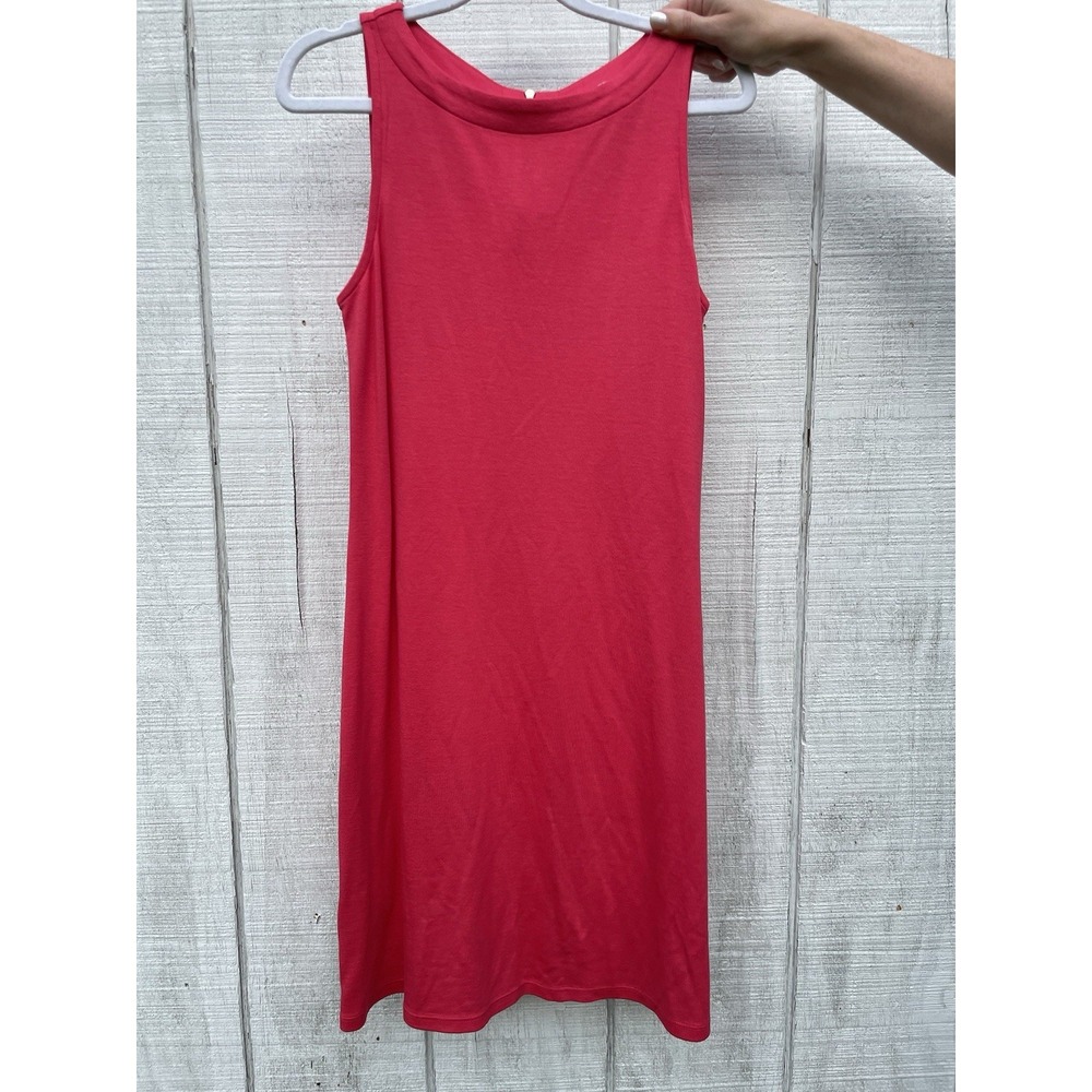 Tommy Bahama Coral Sleeveless‎ XS Shirt Dress Summer Stretchy